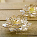 clear cube crystal candle holder for Wedding decorations party event products decorations